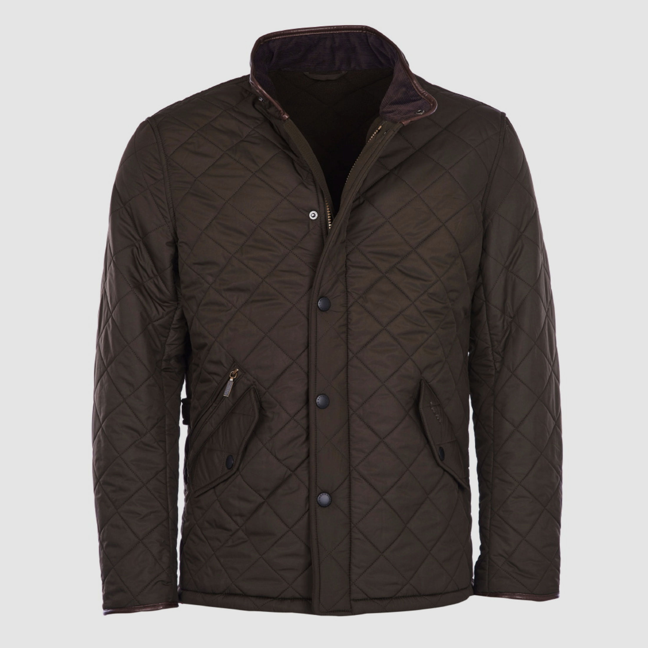Barbour Steppjacke Powell Quilt  Olive