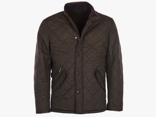 Barbour Steppjacke Powell Quilt  Olive