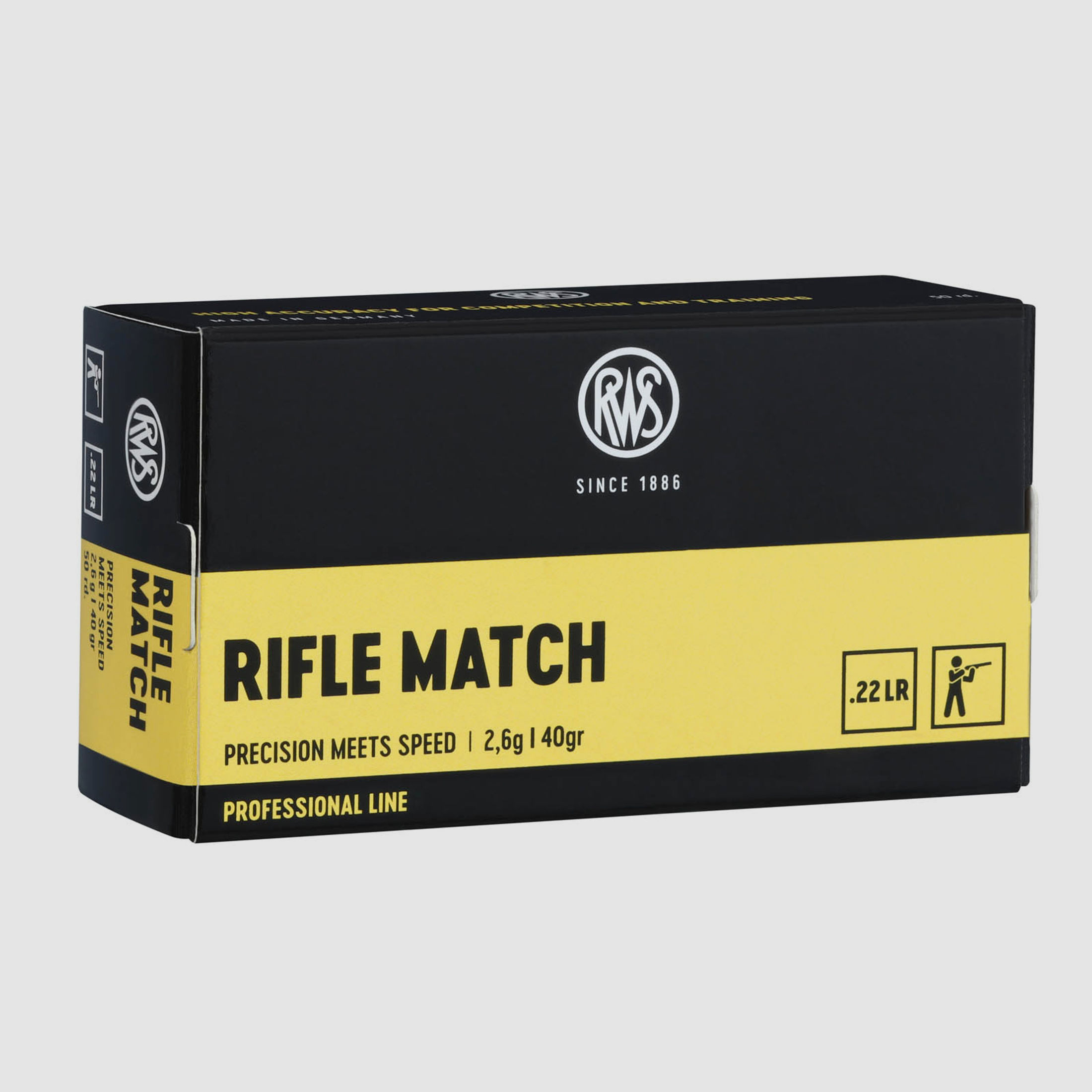 RWS .22lr Rifle Match 2,6g - 40gr.