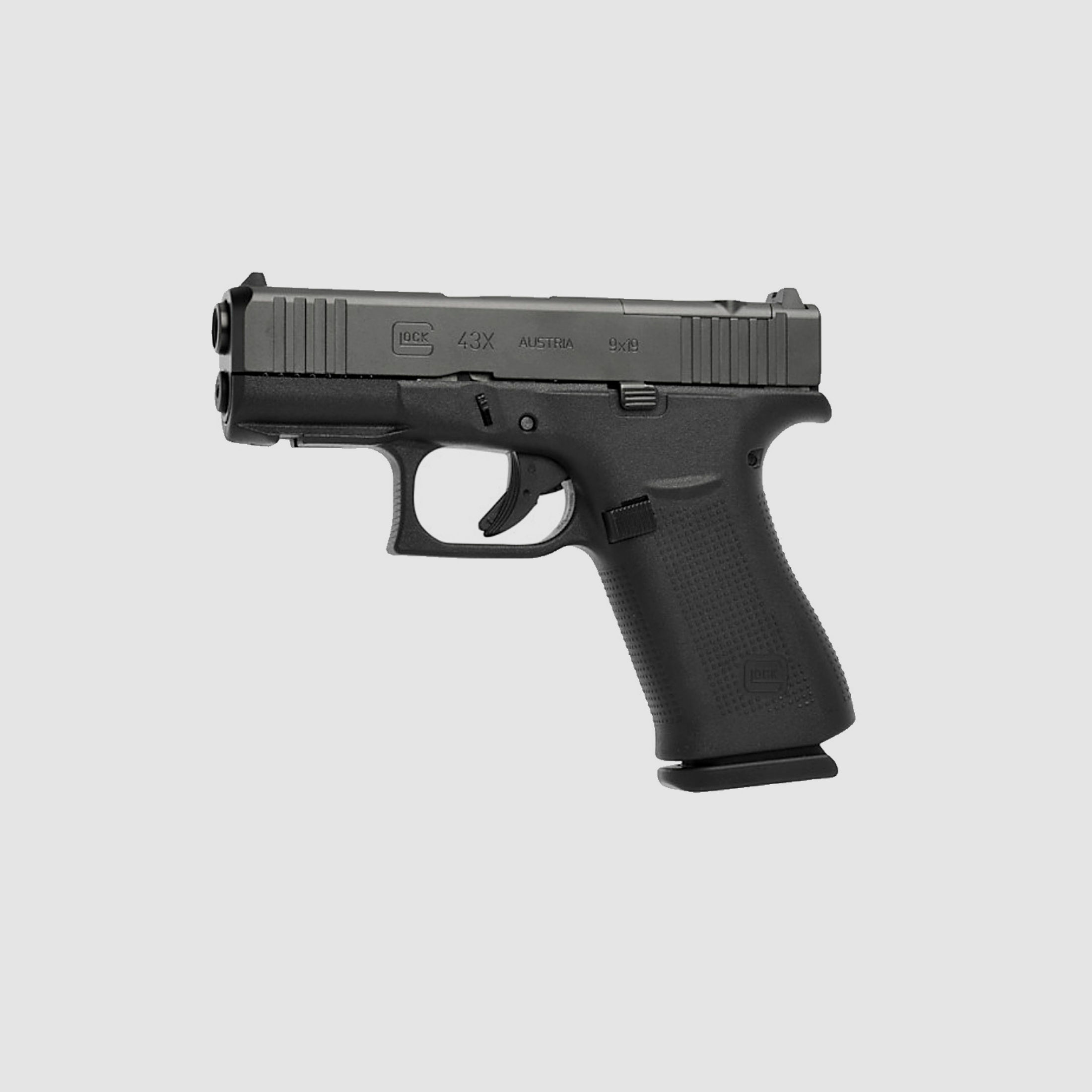 Glock 43X Black R/MOS/FS