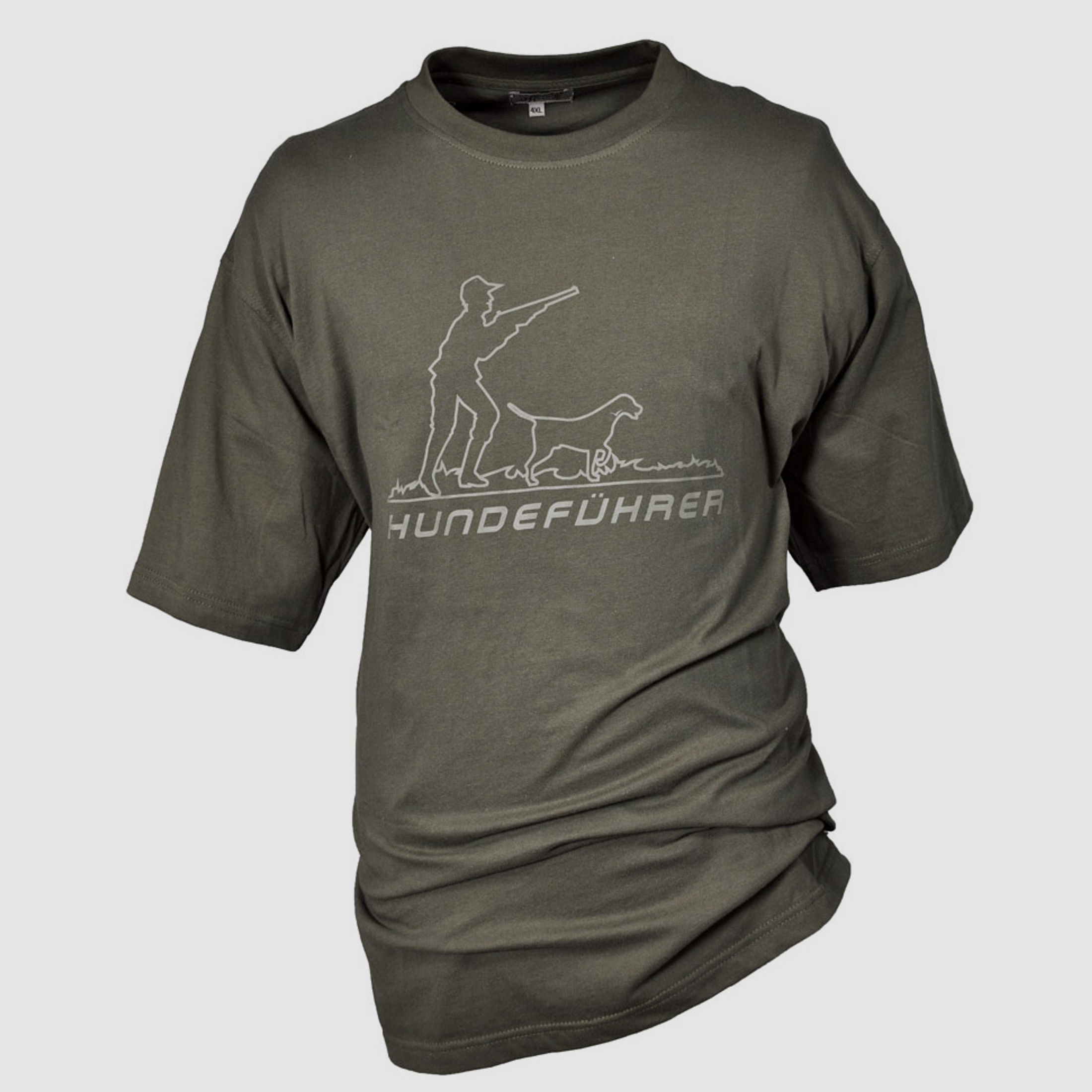 Hubertus T-Shirt Hundeführer  Oliv