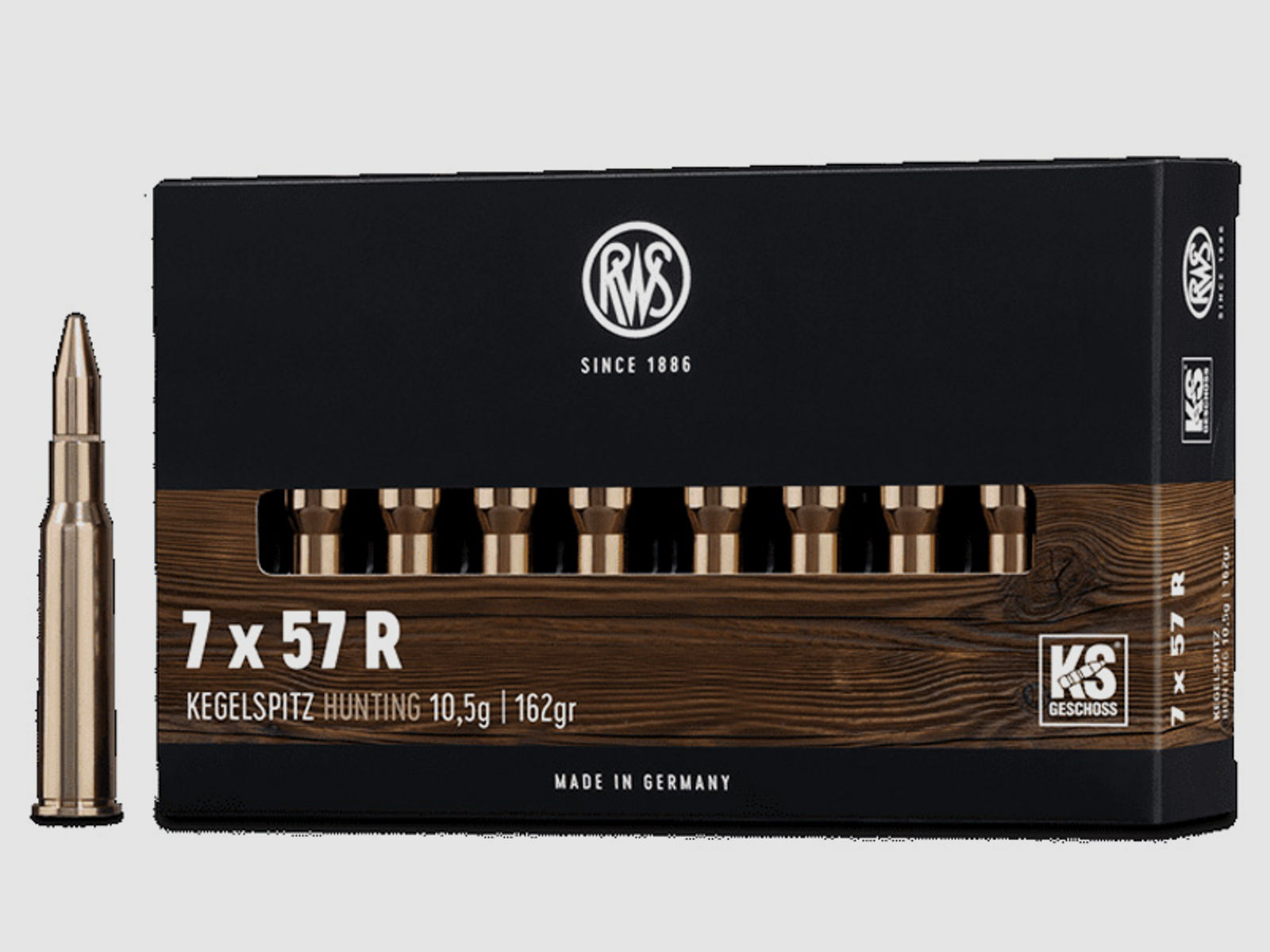 RWS 7x57R Kegelspitz 10,5g - 162gr