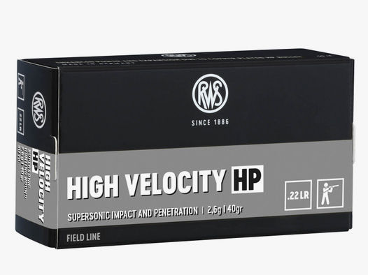 RWS .22lr High Velocity HP 2,6g - 40gr