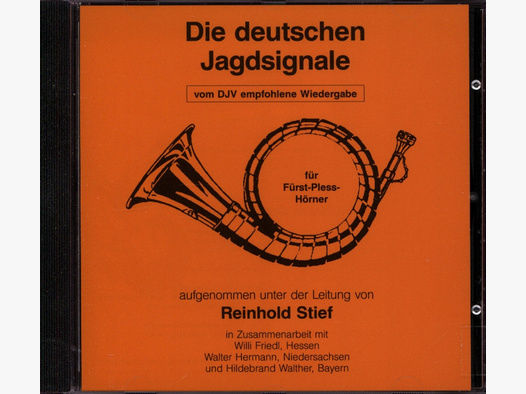 Die deutschen Jagdsignale - CD   Reinhold Stief