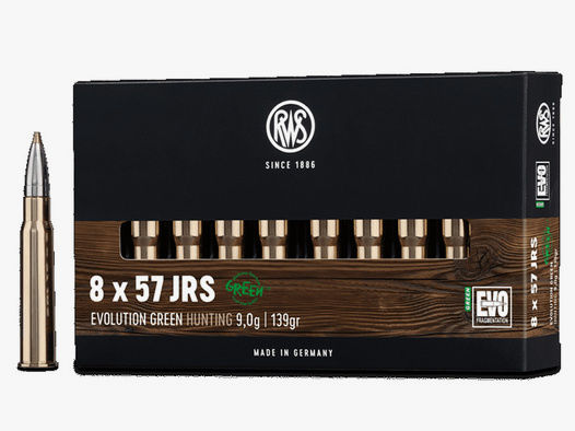 RWS 8x57JRS Evo Green 9,0g - 139gr.