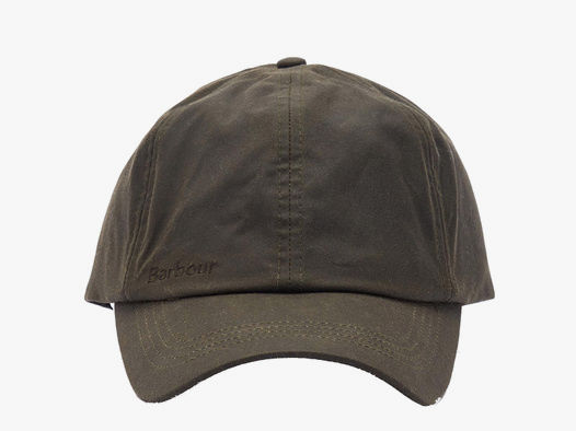 Barbour Wax Sports Cap  Olive