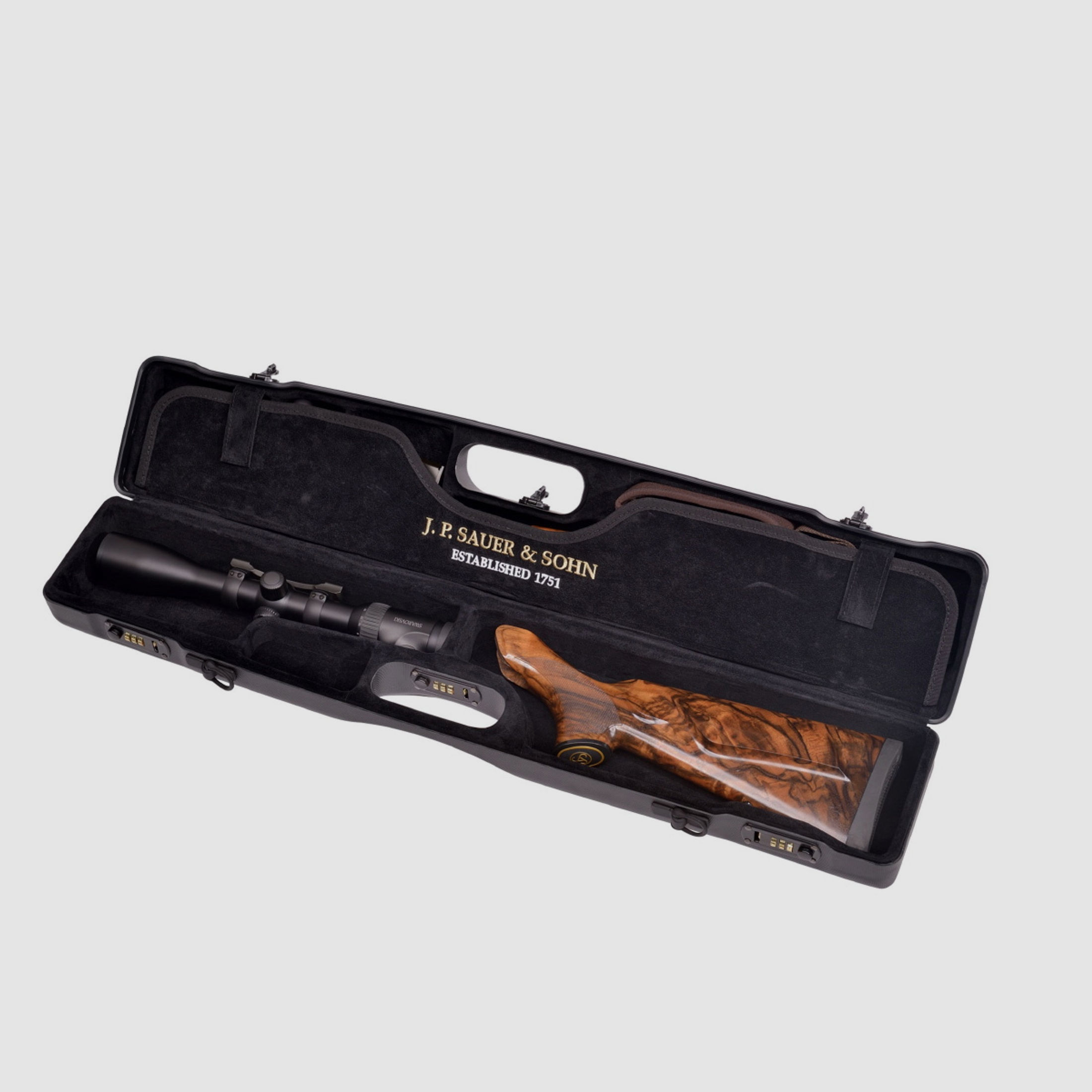 Sauer ABS Compact Case I  Für eine Waffe - ein Zielfernrohr