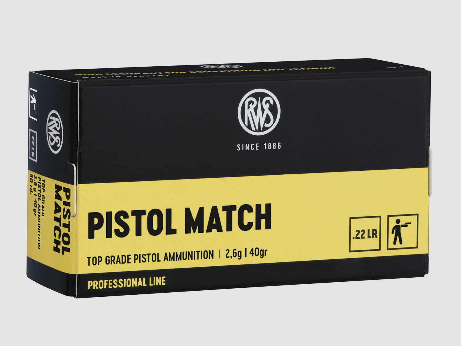 RWS .22lr Pistol Match 2,6g - 40gr.