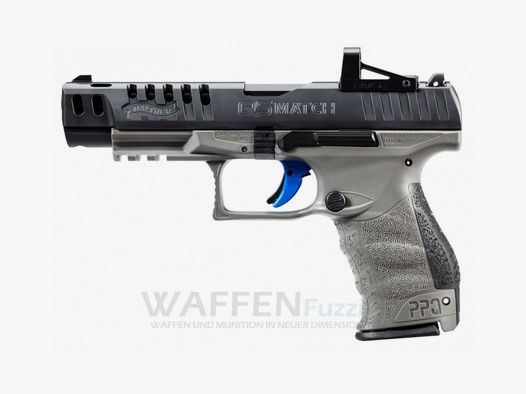 Walther PPQ Q5 Match Combo Kaliber 9mm Luger Tungsten Grey Shield RMSc Red Dot