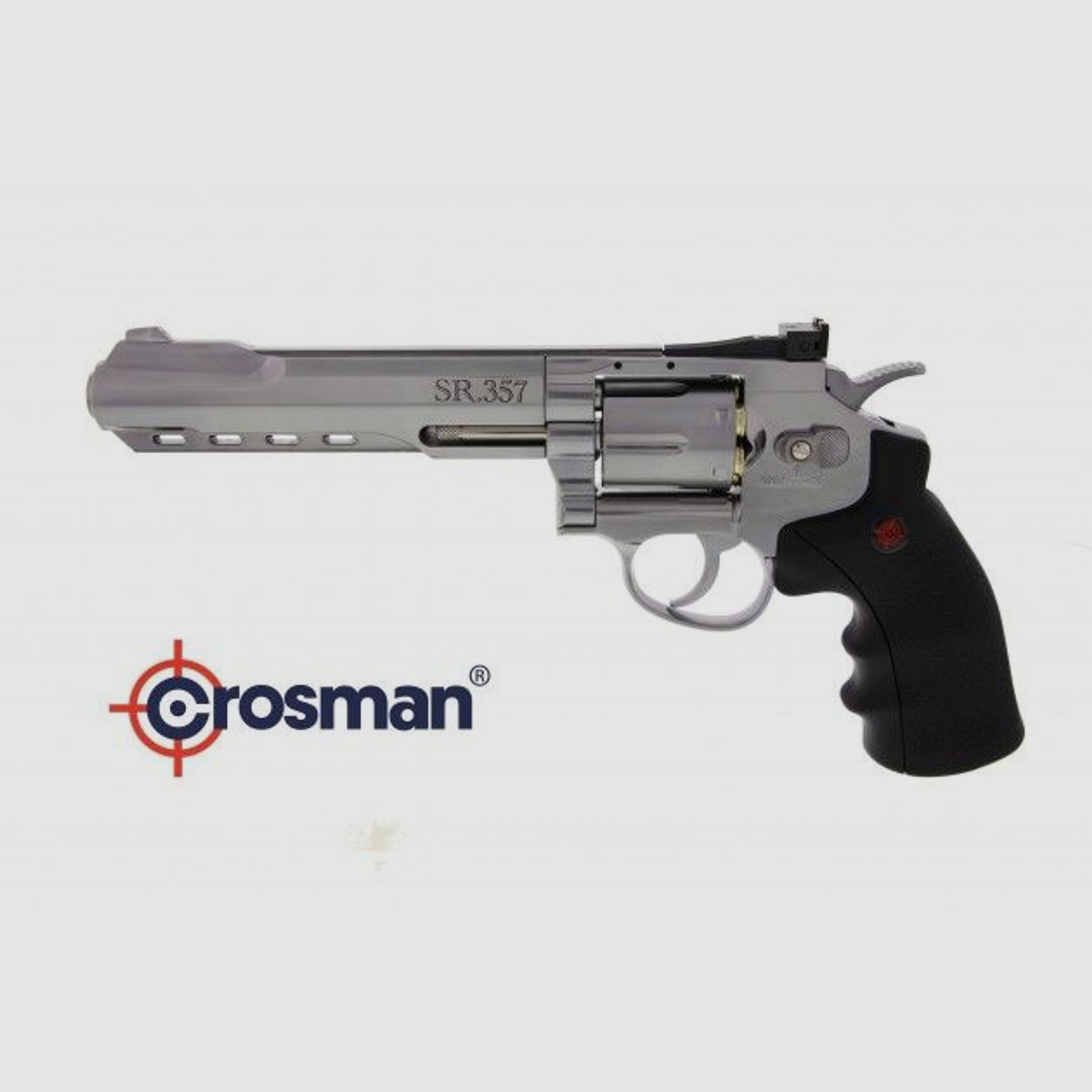 Crosman SR357 bicolor CO2 Revolver 4,5 mm BB, brüniert