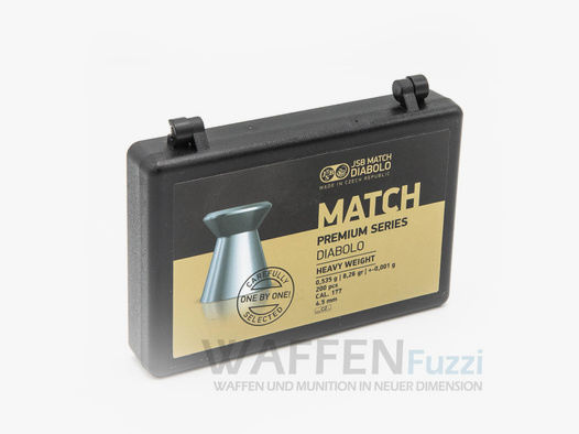 JSB Premium Match Diabolo Kaliber 4,5 mm Flachkopf 0,535 g