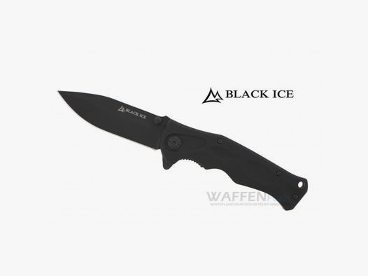 Black Ice Penta Einhandmesser mit Flipper Klinge aus 420 Stahl