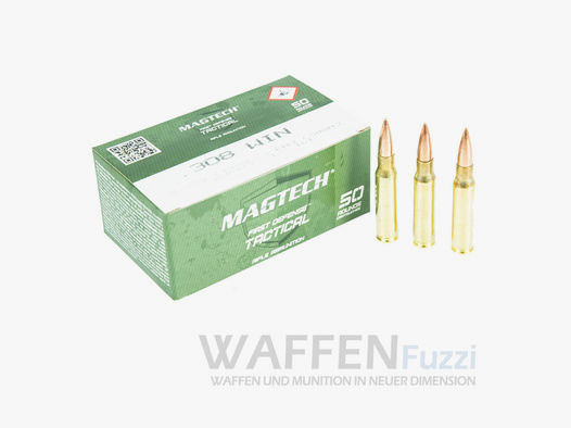 Magtech Kaliber .308WIN FMJ 150 grs 50 Schuss Büchsenmunition