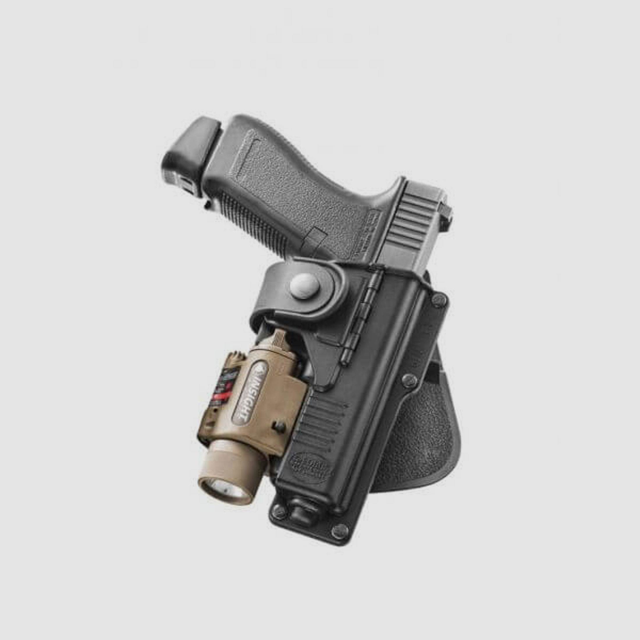 Tactical Holster für Glock 17 & S&amp;W M&amp;P mit Scharnierband