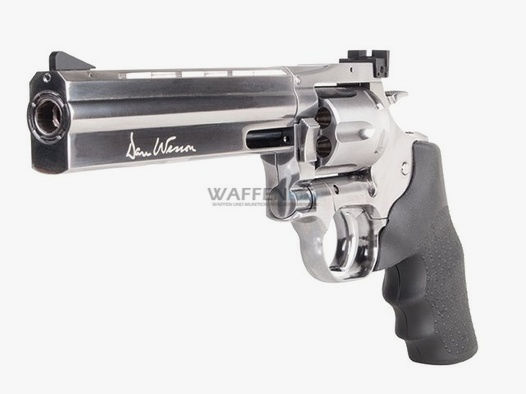 Dan Wesson 715 6 Zoll Silber CO2 Revolver 4,5 mm Stahlrundkugeln