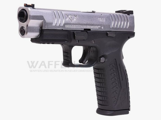 Springfield XDM 4.5 Silver CO2 Pistole BlowBack Kaliber 4,5mm Stahl BB