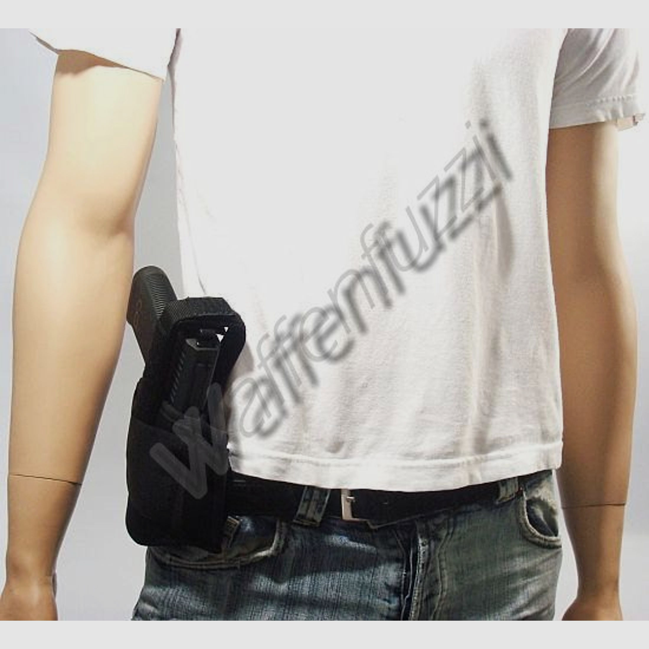 Multifunktionales Gürtelholster aus Nylon für große Pistolen