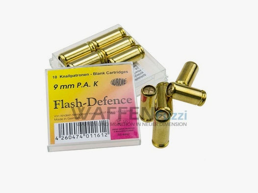 Wadie Flash Defence Kugelblitzpatrone für 9mm Schreckschusspistolen