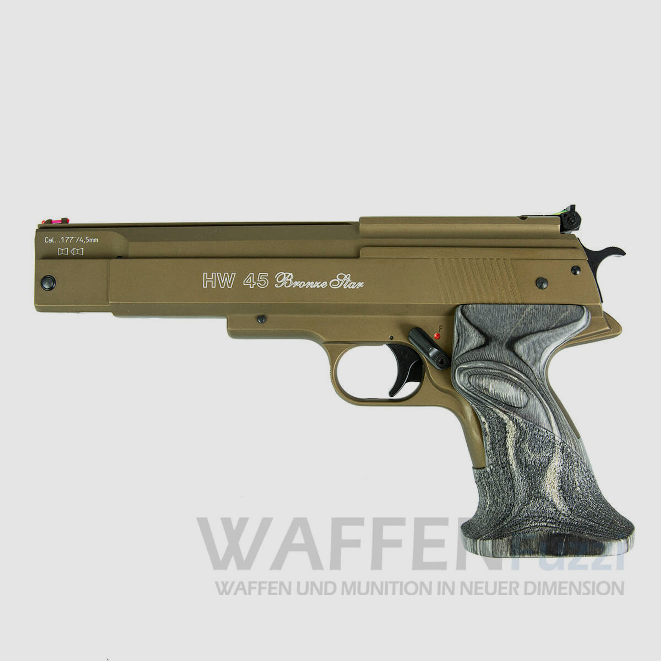HW 45 Bronze Luftpistole Weihrauch Kaliber 5,5mm Diabolo