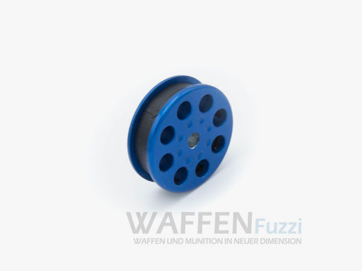 WALTHER ROTEX RM8 Trommelmagazin aus blau eloxiertem Aluminium