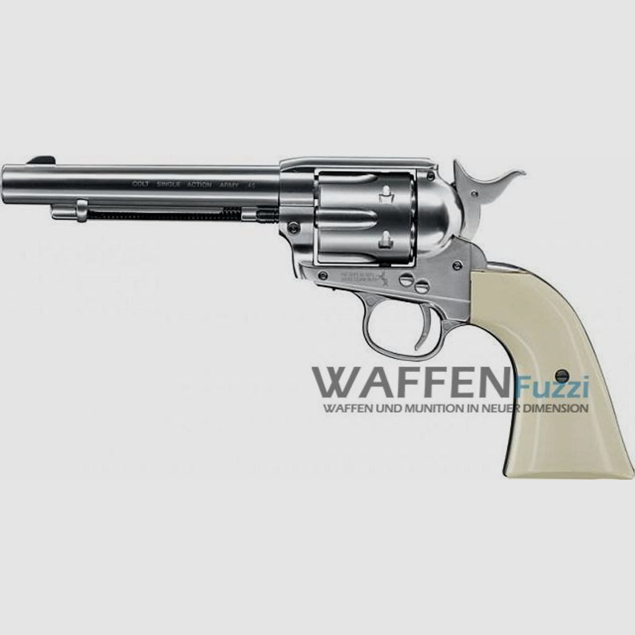 Colt Single Action Army 45 CO2 Waffe 4,5 mm BB, nickel