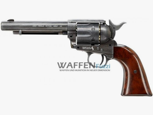 Colt Single Action Army SAA CO2-Revolver Antik Finish Kaliber 4,5 mm Diabolo