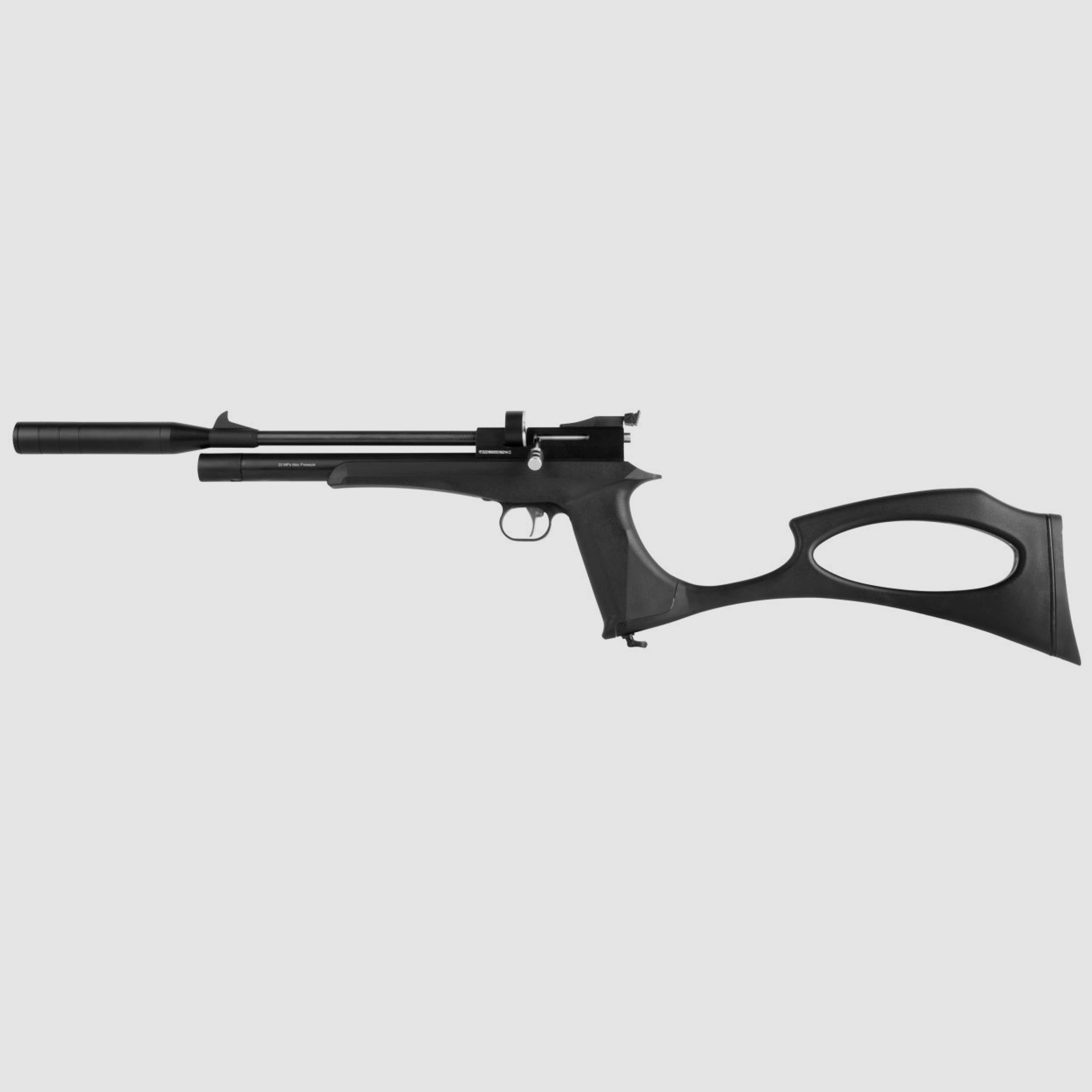 Diana Pressluftpistole Bandit BLACK Kaliber 4,5mm Diabolo + Regulator + Schaft