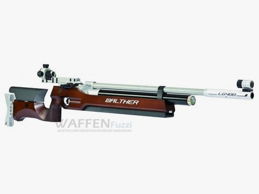 Walther LG400 Holzschaft Auflage Carbon Laufmantel Pressluftgewehr