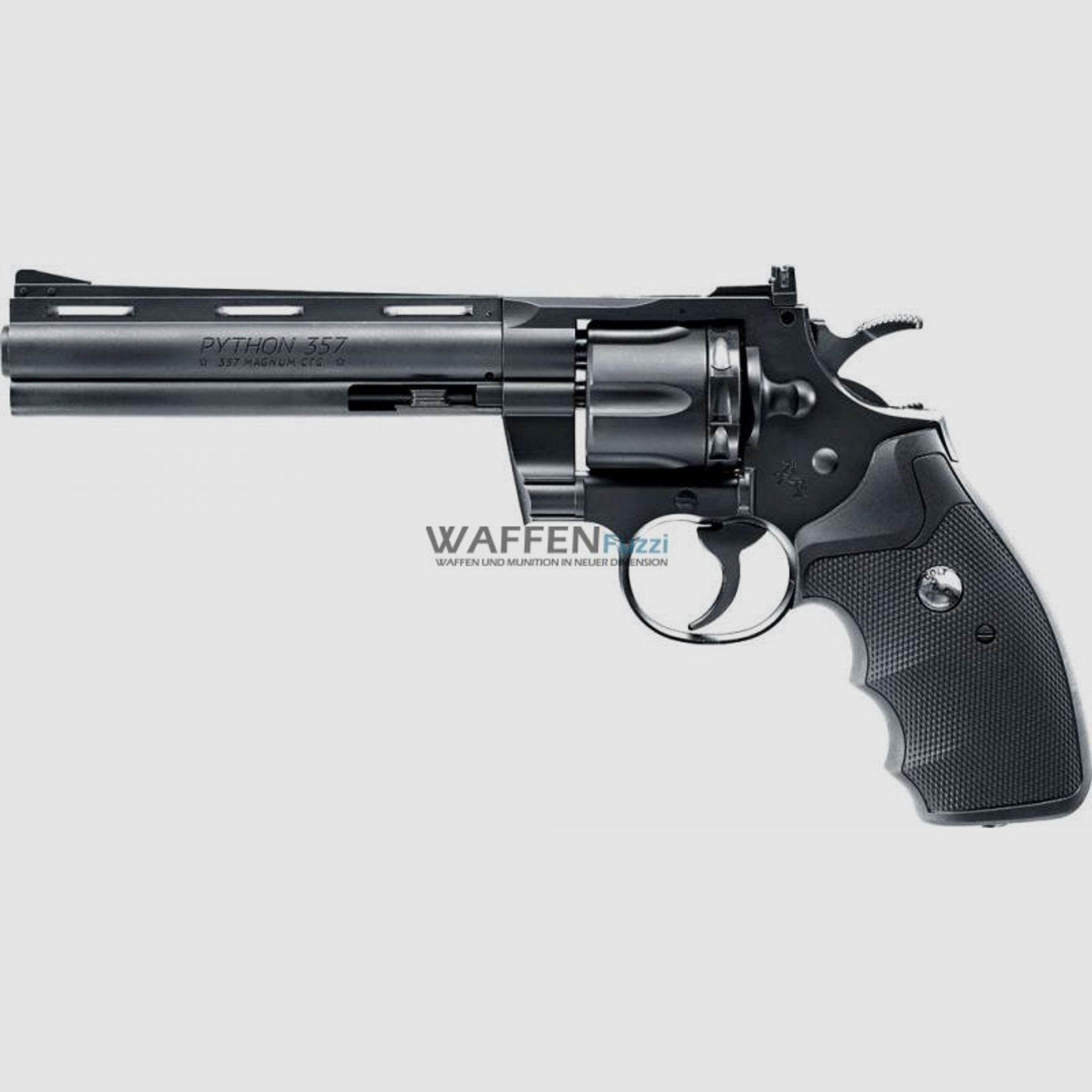 Colt Python 6 Zoll CO2 Revolver 4,5 mm BB, brüniert