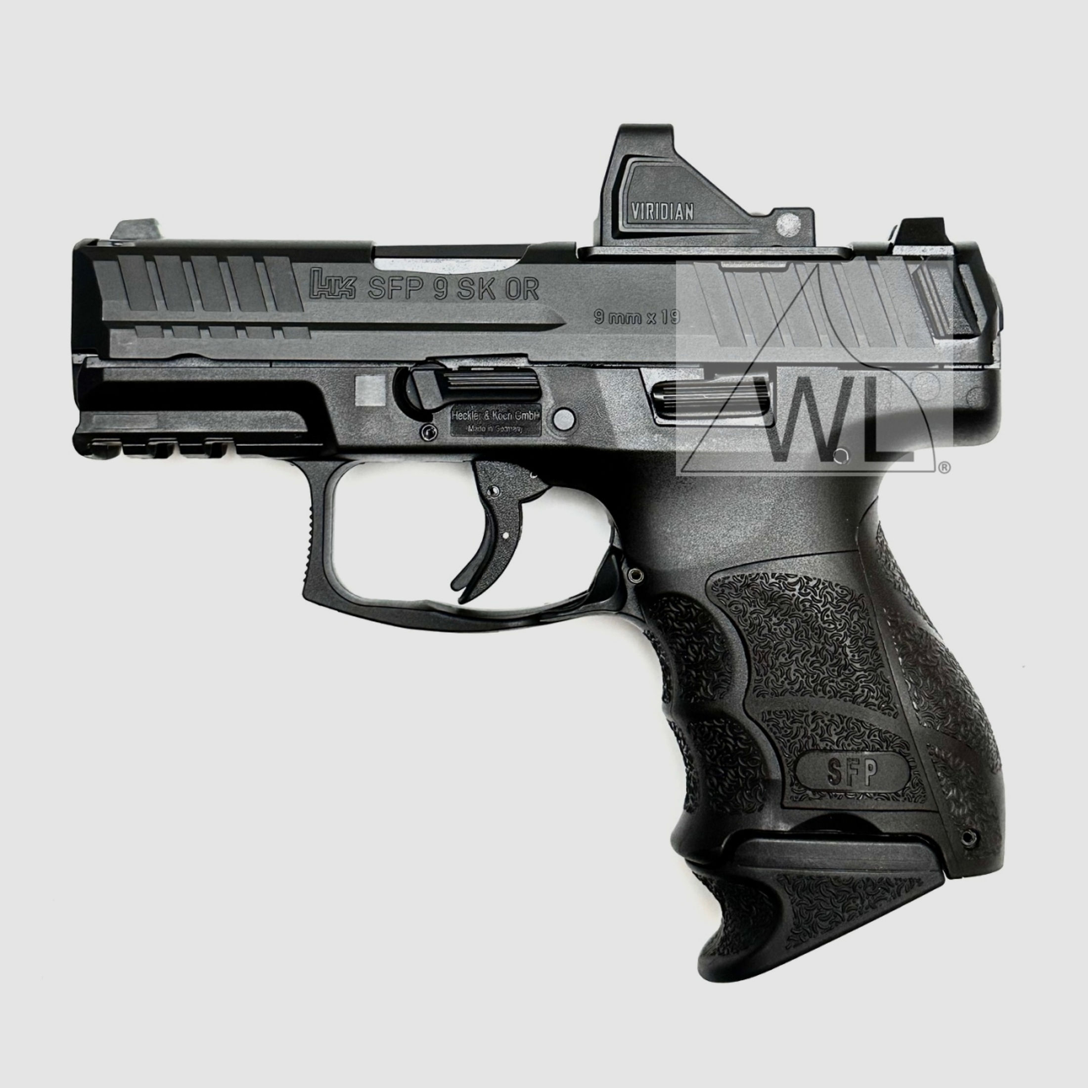 Aktion! Heckler & Koch SFP9SK-OR, 9mm Luger inkl. Viridian RFX11