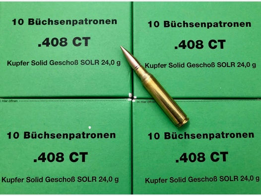 DO .408 CT 24g Kupfer Solid, 10 Stück