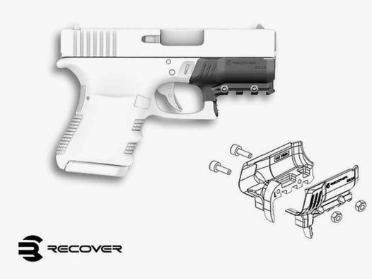 Recover Tactical GR26-01 Glock 26 und 27 Picatinny-Rail