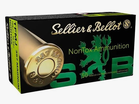 Sellier & Bellot .357 Magnum 158grs TMFK NONTOX, 50 Stk.
