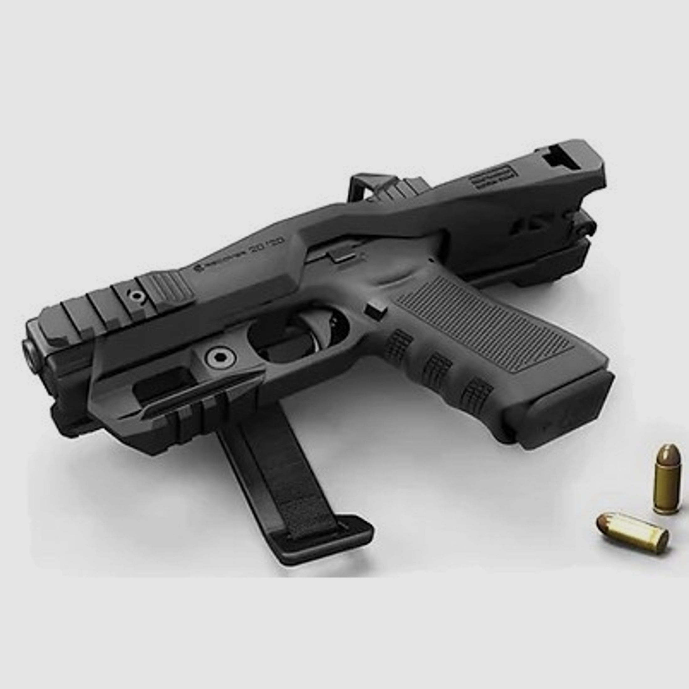 Recover Tactical 2020NB-ST-02 Anschlagschaft für alle Glock, Farbe TAN