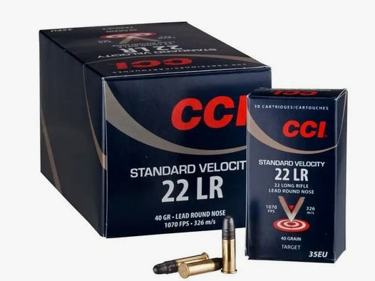 CCI .22lr Standard Velocity 50 Stk. kein Versand, nur Abholung!