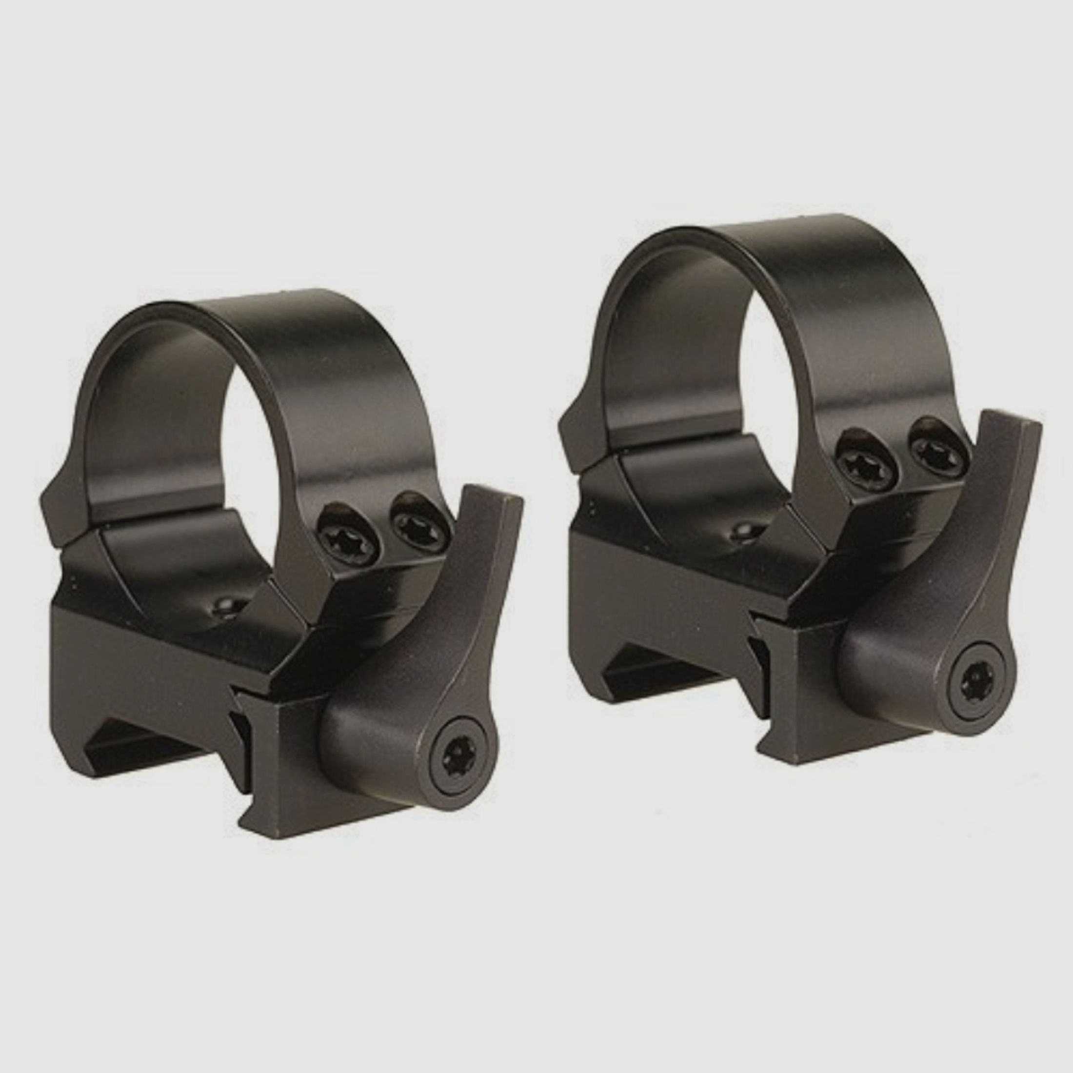 Leupold QRW Ringe 25,4mm medium glänzend schwarz