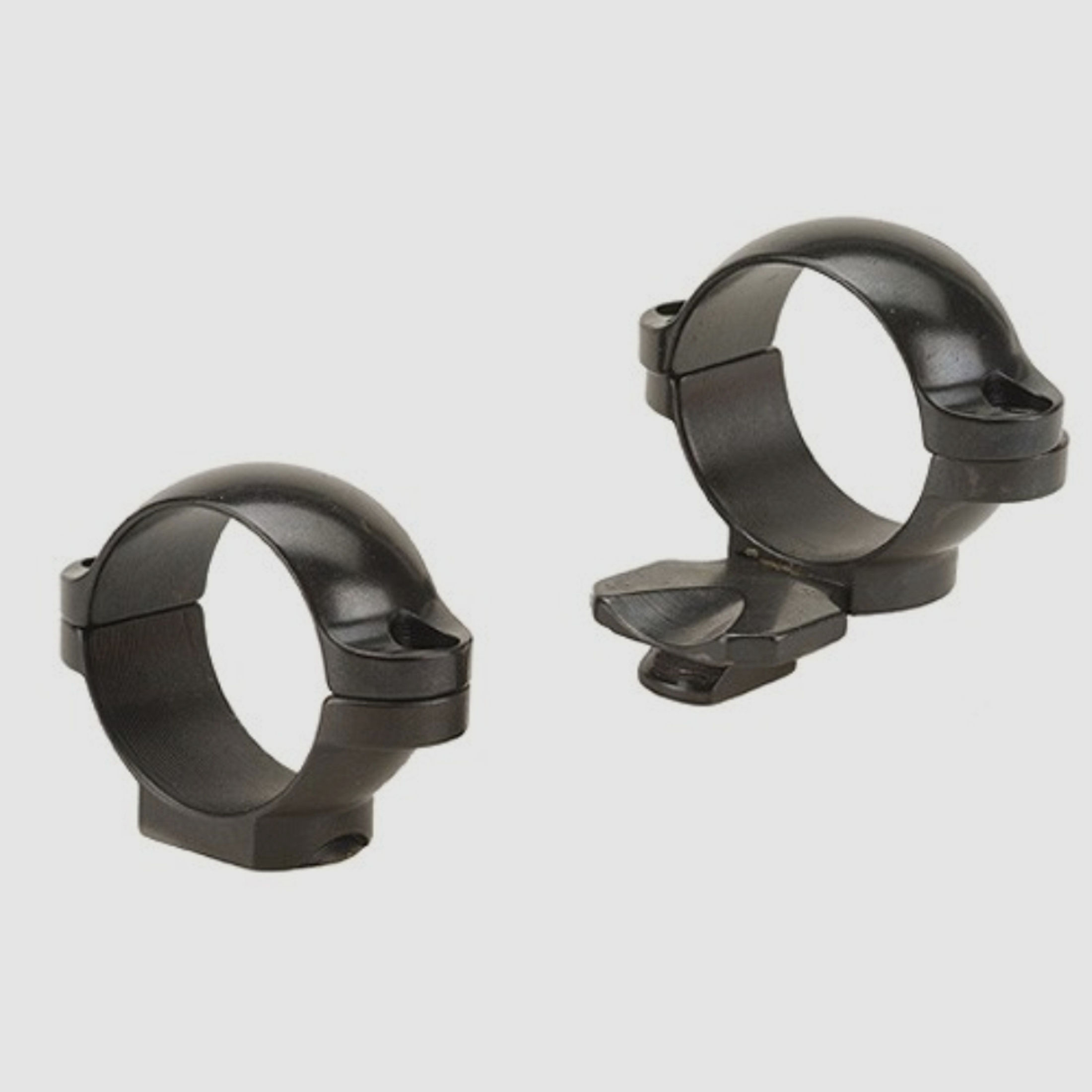 Leupold STD Ringe 25,4mm extended low gekröpft glänzend schwarz