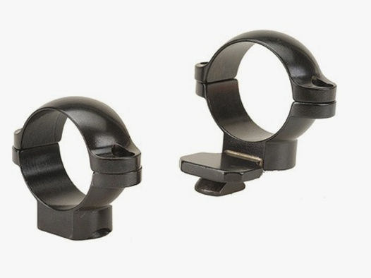 Leupold STD Ringe 25,4mm extended medium gekröpft glänzend schwarz