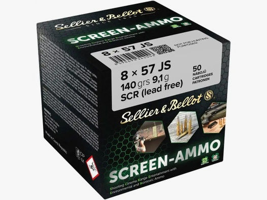Sellier & Bellot 8x57 IS 9,0g/140GR SCR (Screen-Ammo) 50 Patronen