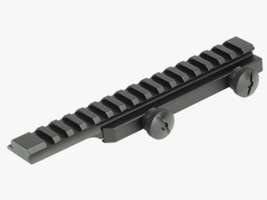 Weaver Tactical Picatinny-Style Riser Mount AR-15 Flattop Thumb-Nut matt schwarz