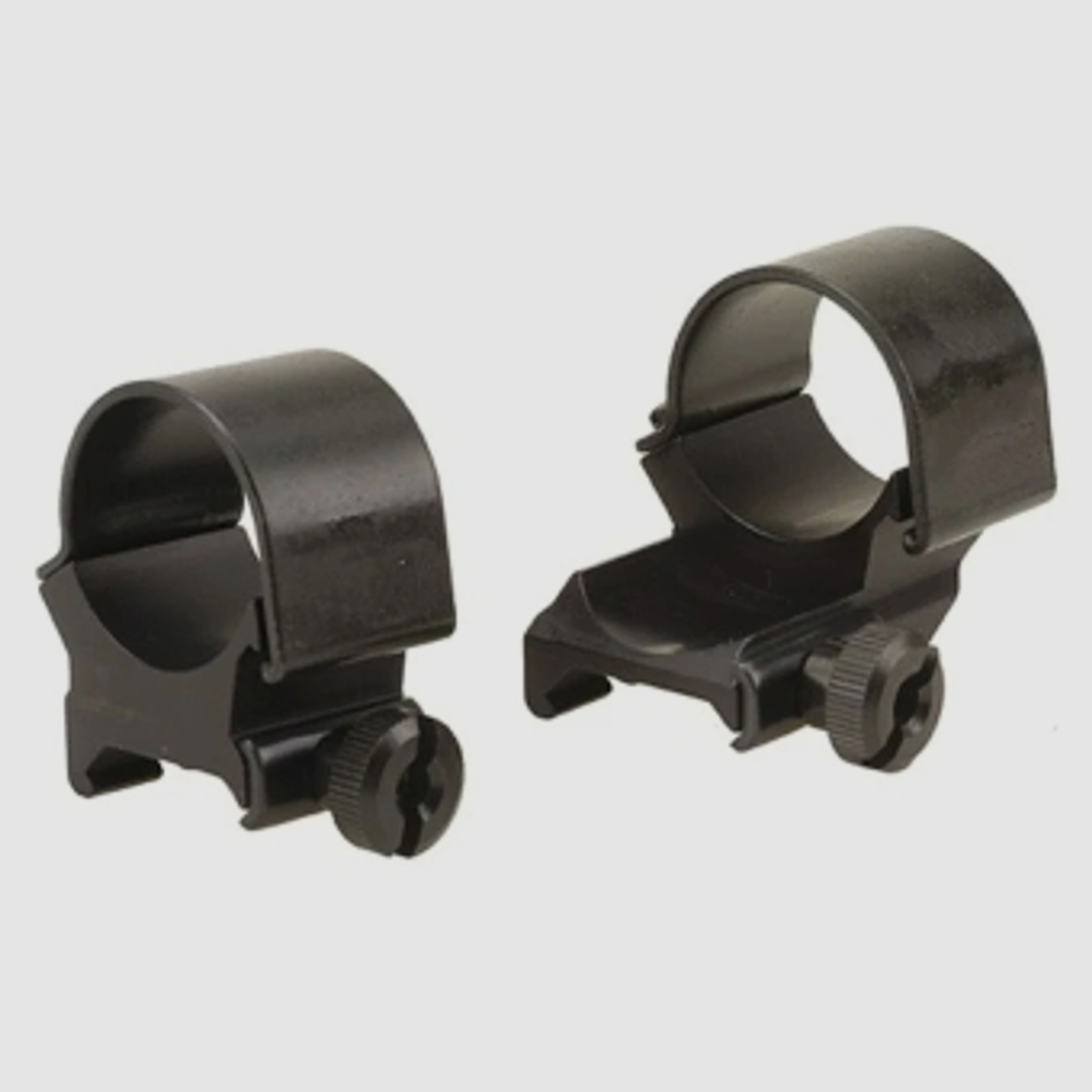 Weaver Top-Mount Weaver-Style Ringe (1 extended) matt schwarz 25,4mm high, BH 8,43mm