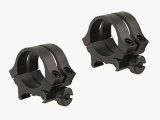 Weaver Quad-Lock 4X4 Weaver-Style Ringe matt schwarz 25,4mm medium, BH 4,27mm