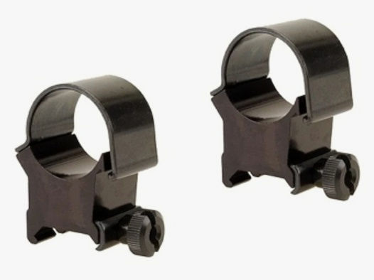 Weaver Top-Mount Weaver-Style Ringe glänzend schwarz 25,4mm extra high, BH 14,22mm