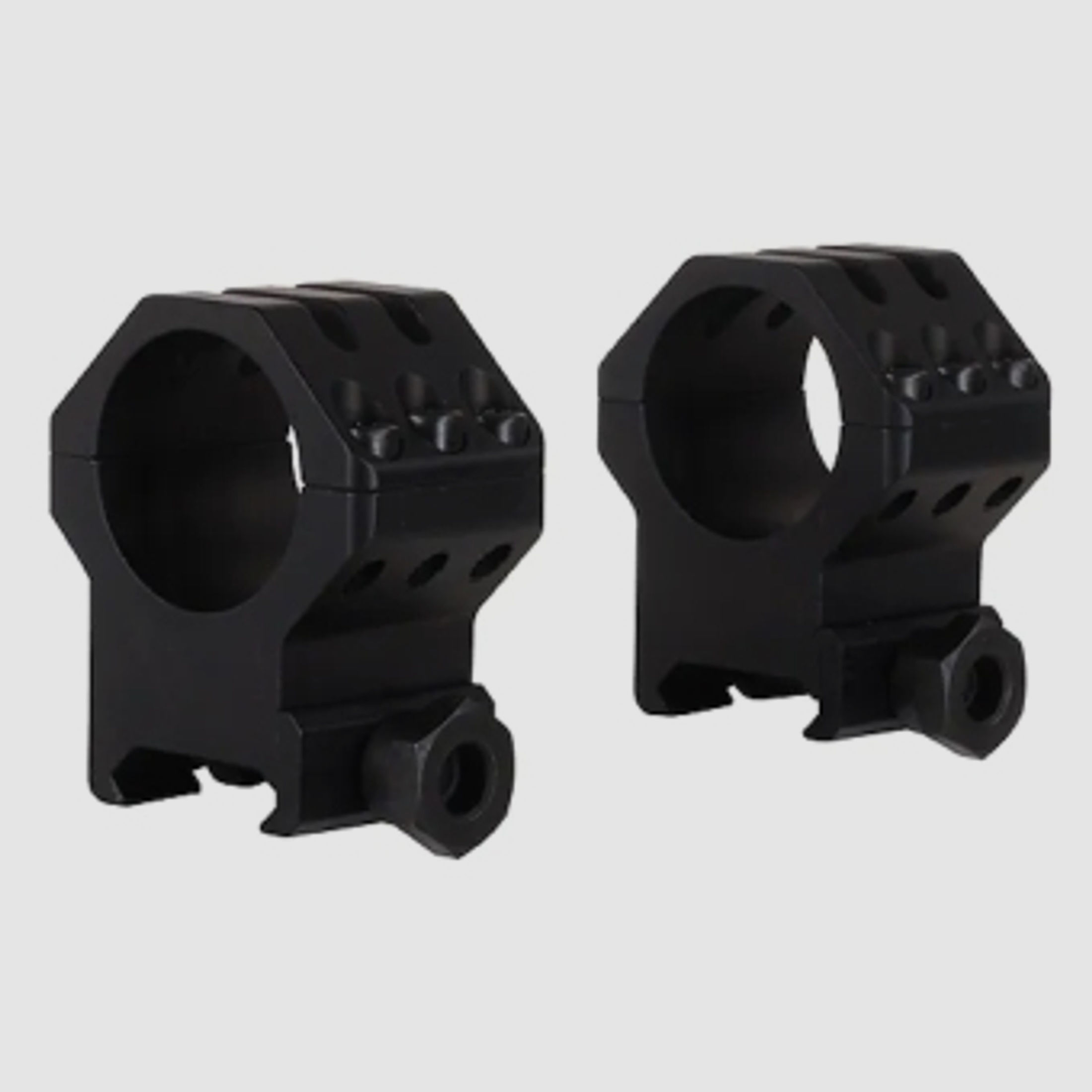 Weaver Tactical 6-Hole Picatinny-Style Ringe matt schwarz 25,4mm extra high, BH 13,21mm