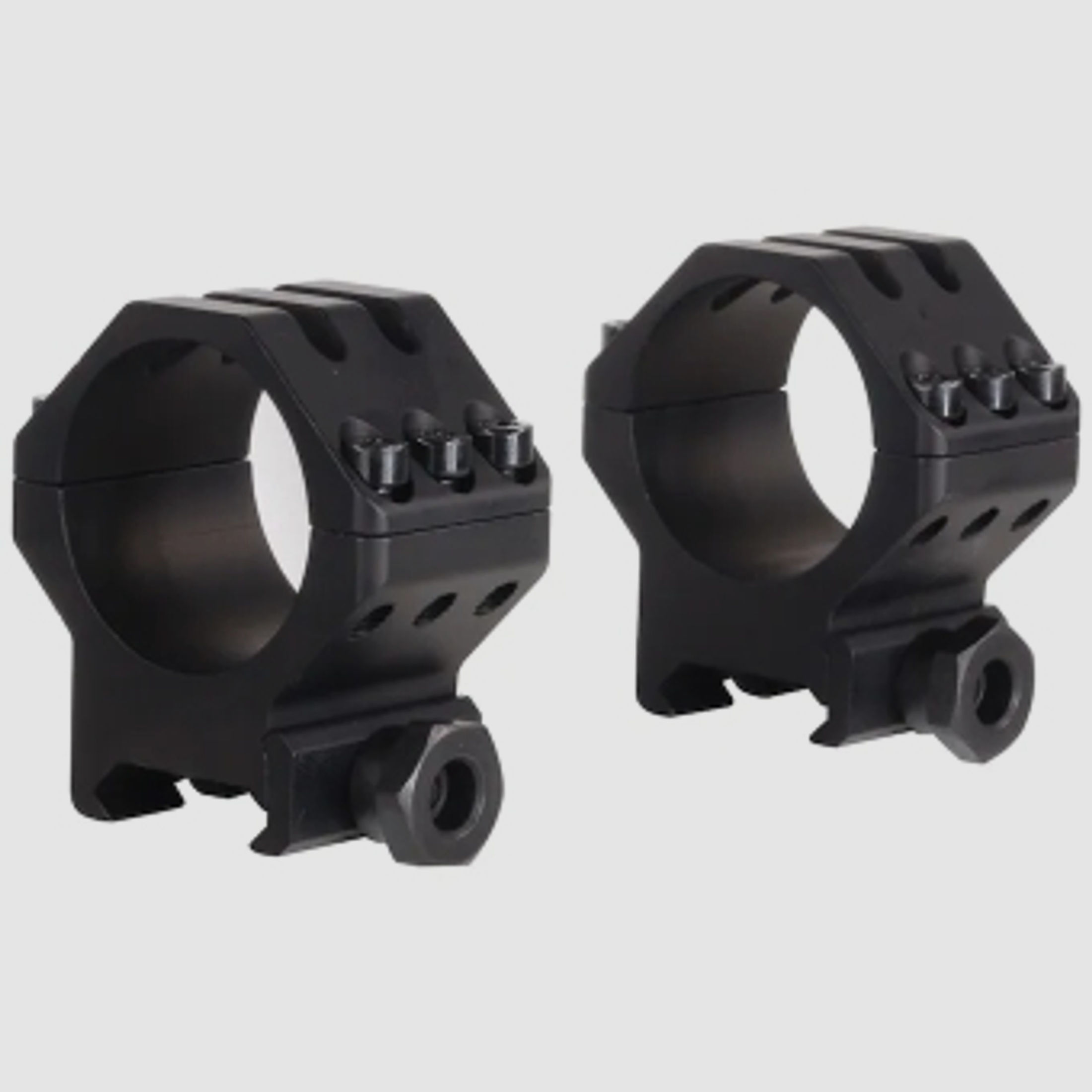 Weaver Tactical 6-Hole Picatinny-Style Ringe matt schwarz 30mm medium, BH 9,4mm