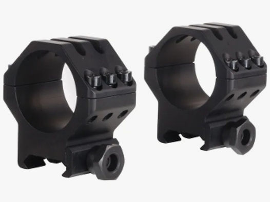 Weaver Tactical 6-Hole Picatinny-Style Ringe matt schwarz 30mm medium, BH 9,4mm