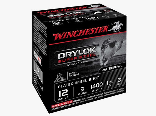 Winchester Drylock Super Steel .12/76 35g #3 (3,5mm) 10 Patronen