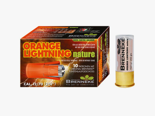 Brenneke Orange Lightning NATURE .12/70 28,4g 10 Patronen