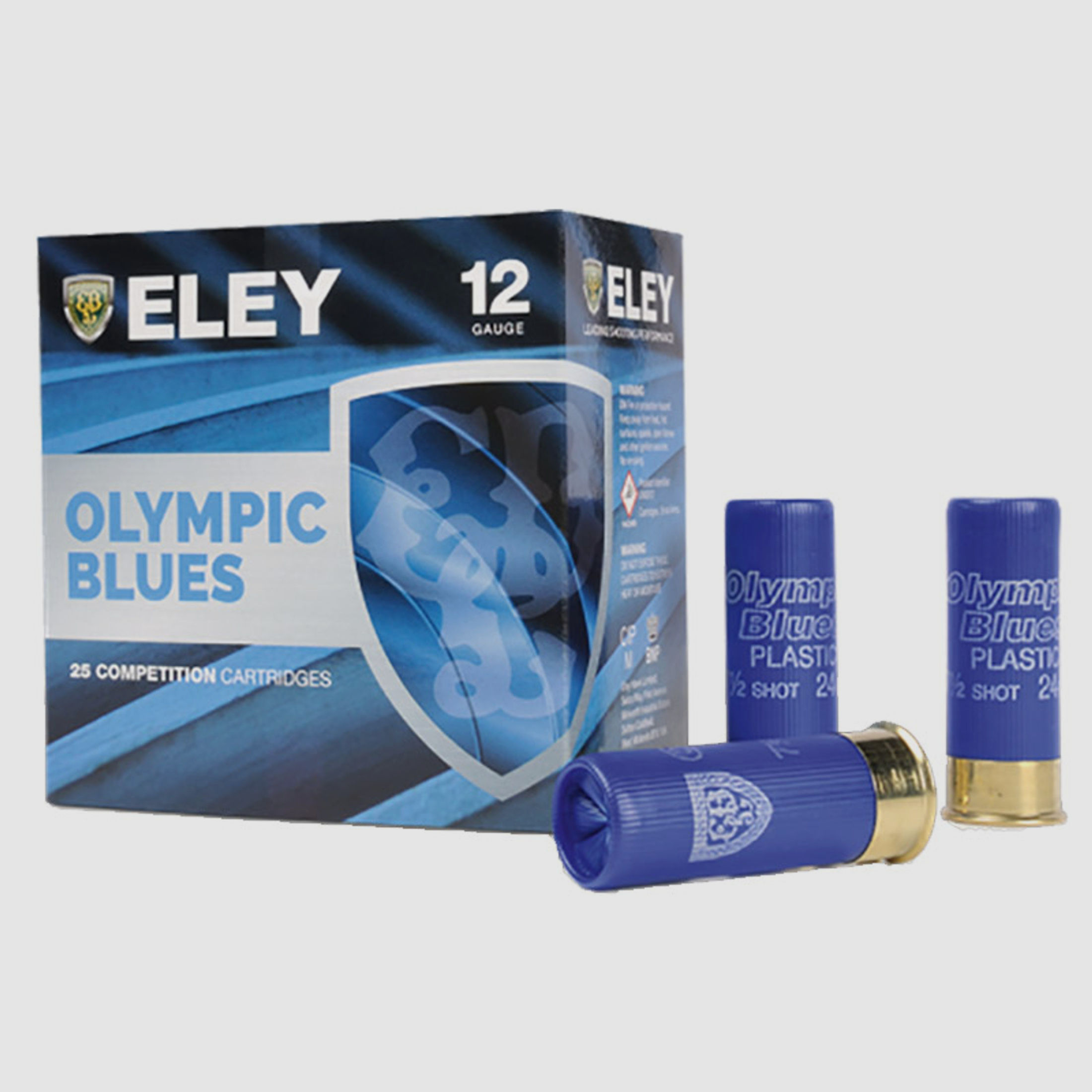Eley Olympic Blues .12/70 24g #7,5 (2,3mm) Bleischrot 25 Patronen