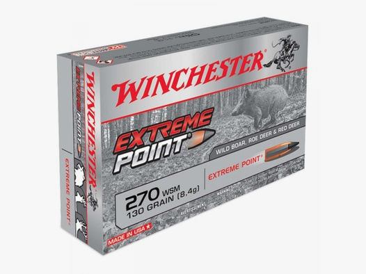 Winchester Extreme Point .270 WSM 130GR Extreme Point 20 Patronen